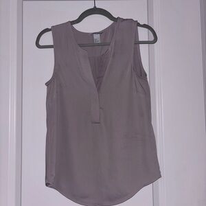 H&M Sleeveless Blouse in Taupe